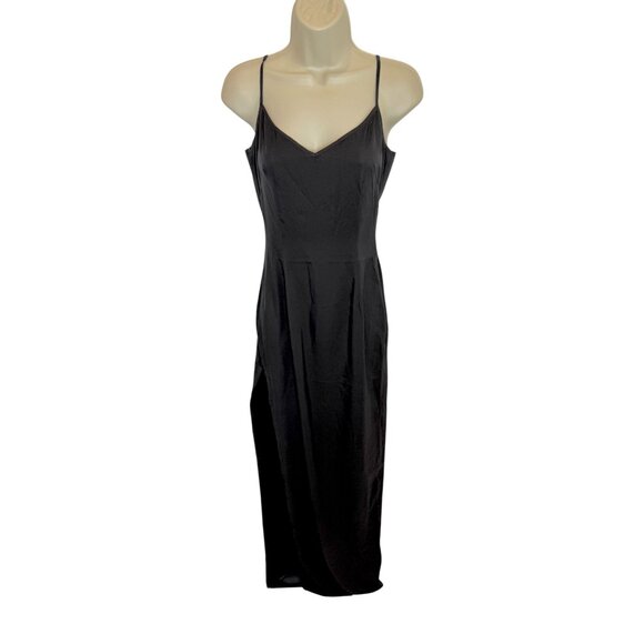 Sau Lee Black Maxi Slip Dress NWOT - Size 2 - Picture 2 of 8